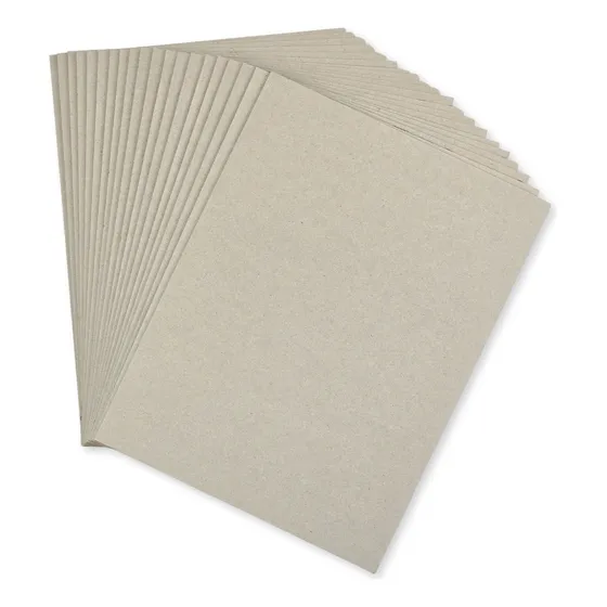 Carton Gris De Agua Para Encuadernar 2 Mm Carta 22x29 Cm