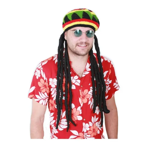 Sombrero Rasta Bordado Bob Marley Boina Tricolor
