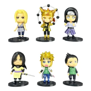 Figuras Coleccionables X6 Naruto Con Poder 10cm Figuras Coleccionables X6 Naruto Con Poder 10cm