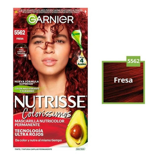Tinte Para Cabello Garnier Nutrisse Coloríssimos 5562 Fresa Tinte Para Cabello Garnier Nutrisse Coloríssimos 5562 Fresa