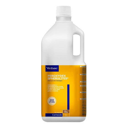 Shampoo Dermatológico Peroxydex P/ Cães E Gatos 1l - Virbac Fragrância Neutra Tom De Pelagem Recomendado Todas Shampoo Dermatológico Peroxydex P/ Cães E Gatos 1l - Virbac Fragrância Neutra Tom De Pelagem Recomendado Todas