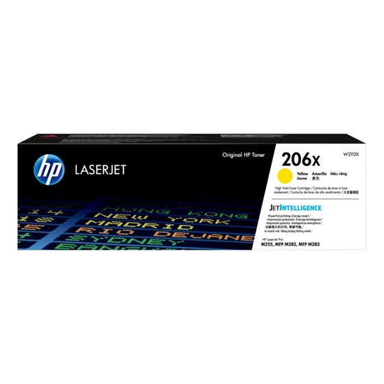Tóner Hp 206x Amarillo Laserjet Original W2112x 2450 Páginas
