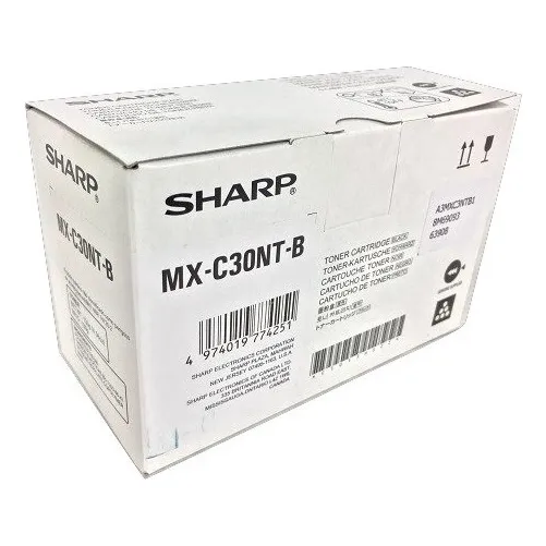 Cartucho De Tóner Negro Mxc30ntb Para Mxc300w, 301, 303, 304