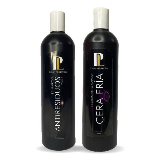 Kit 2 Pasos 1/2 Litro Cera Fría Lisso Perfecto