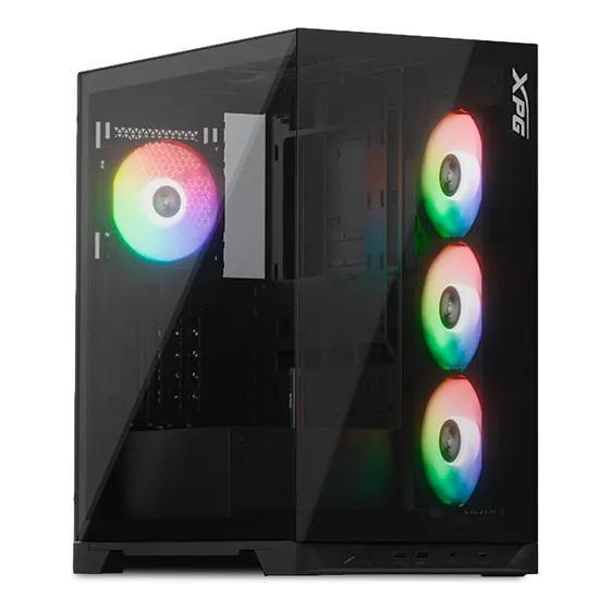 Gabinete Xpg Invader X, Mediatorre, Atx, Negro, 5 Vent/argb