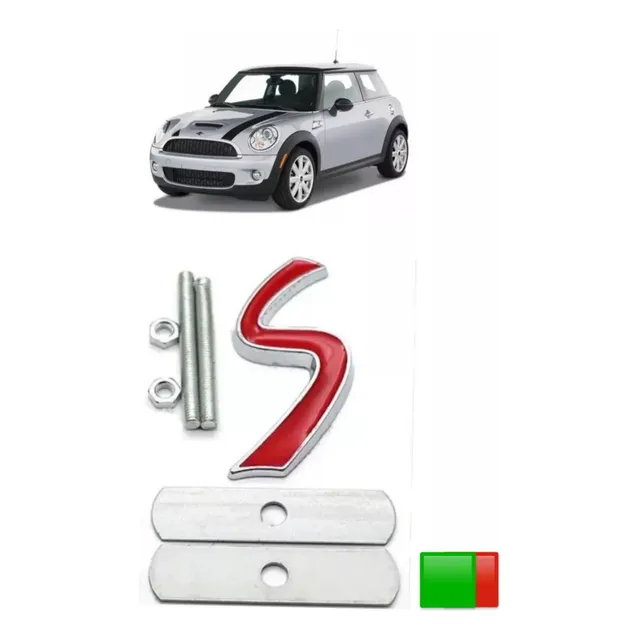 Emblema Grade Mini Cooper S R56 Nome Metal
