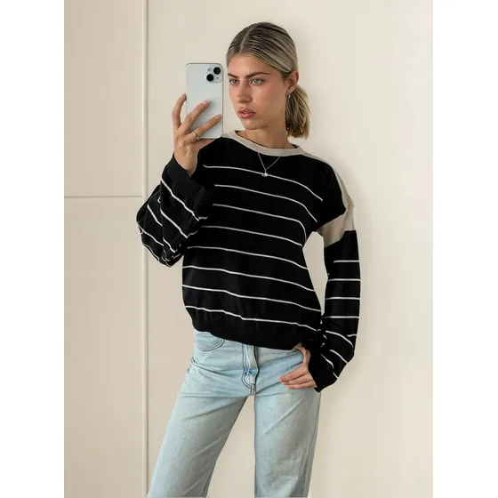 Sweater Benka Bandung Para Mujer Bremer Rayado