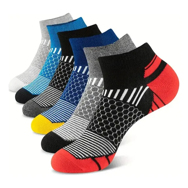 6 Pares De Medias Calcetines Atléticos Modernos Variados