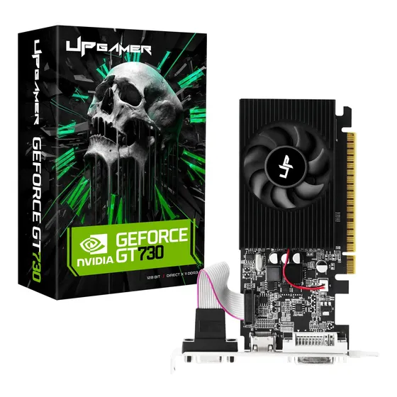 Placa De Video Nvidia, Geforce Gt730, 4gb Gddr3, Up Gamer