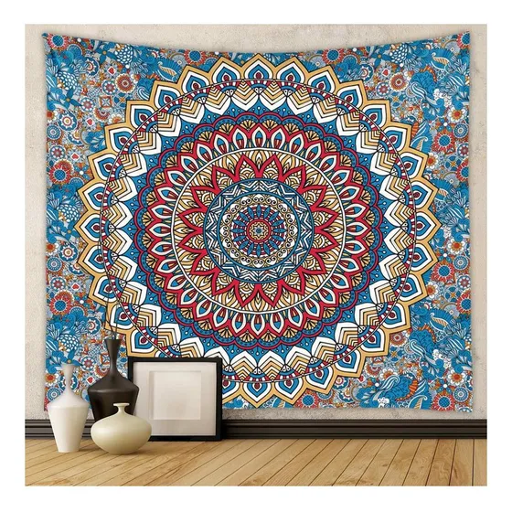 Decoración De Pared Hippie De Pared De Tapiz De Mandala De X