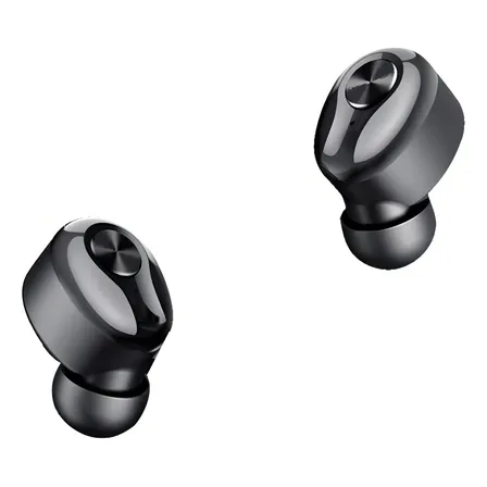 Auriculares in-ear inalámbricos Lenovo HT18 negro con luz LED