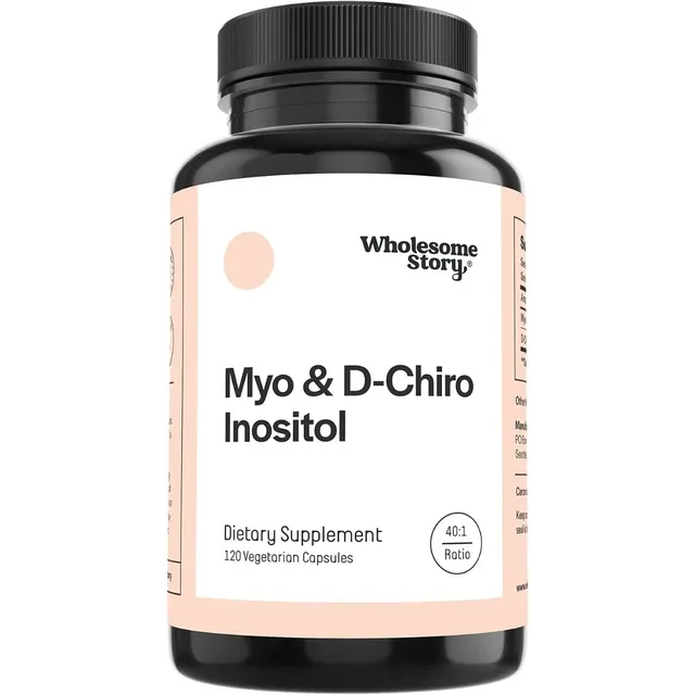 Myo - Inositol Y D - Chiro Inositol De 120 Caps De Eeuu