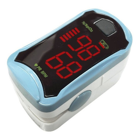 Oxímetro Digital Para Dedo G-tech Led Branco/azul Oxímetro Digital Para Dedo G-tech Led Branco/azul