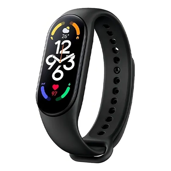 Relógio Smartwatch Smartband M7 Para Ios E Android Preto Desenho da pulseira Lisa