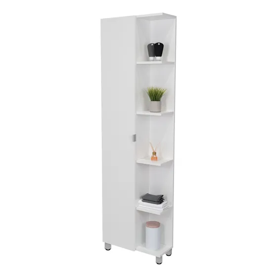 Mueble Esquinero Urano Alto 178 X Ancho 51 Rta Color Blanco