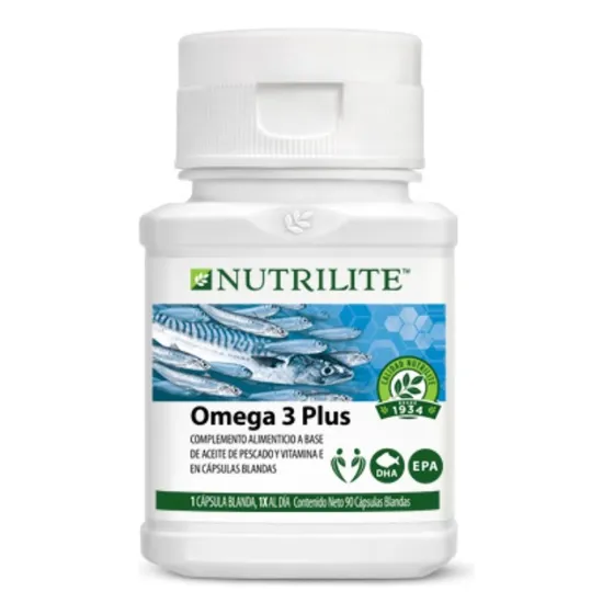 Nutrilite Omega 3 Plus 90  Cápsulas Salud Cardiovascular