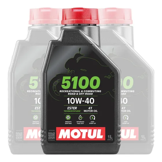 Aceite Motul 5100 10w40 4t Semisintético.