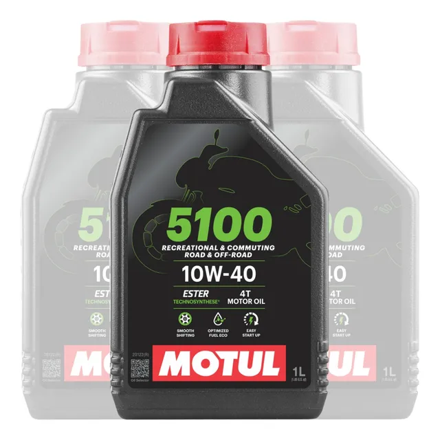 Aceite Motul 5100 10w40 4t Semisintético.