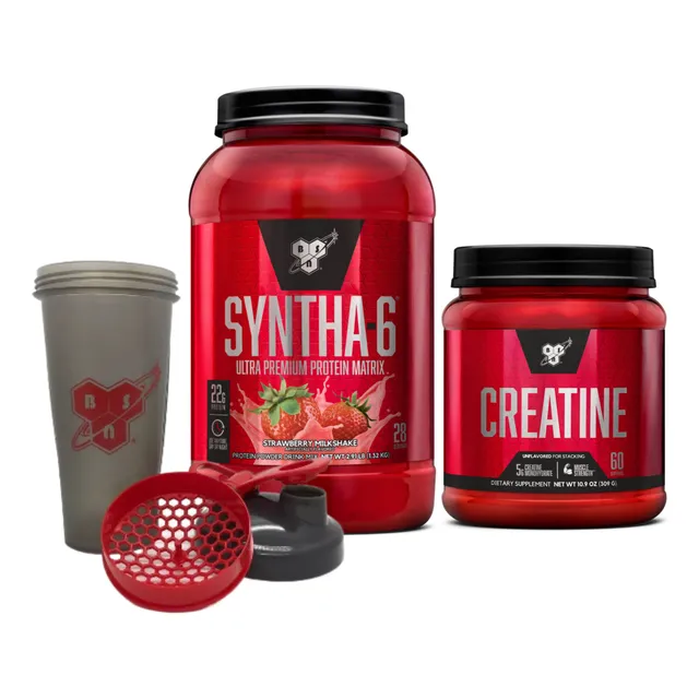 Combo Bsn: Proteina Syntha 6 + Creatina + Shaker De Regalo