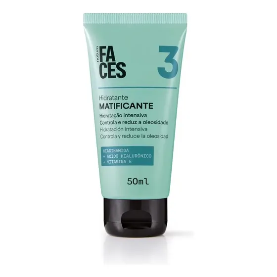 Hidratante Facial Matificante Faces 50 Ml Natura