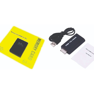 Memory Card Para Ps2 Freemcboot + Adaptador Hdmi Play Memory Card Para Ps2 Freemcboot + Adaptador Hdmi Play