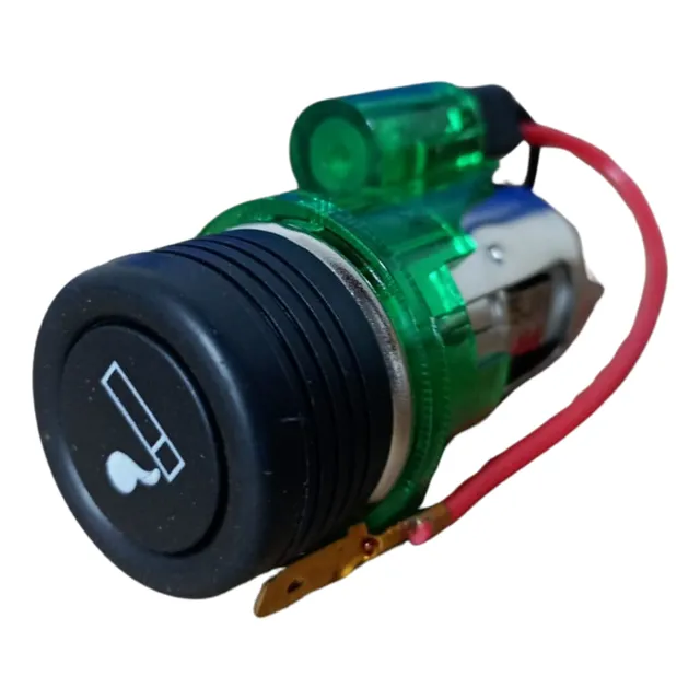 Acendedor De Cigarro Automotivo Celta Corsa C Led Verde 12v