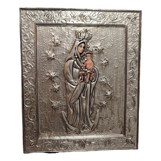 Cuadro Virgen Chiquinquira La Chinita Medida 29cm X 24cm