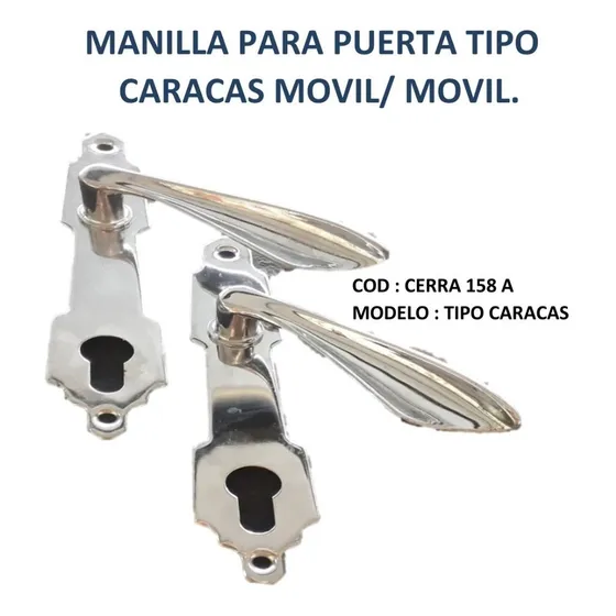 Manillas Para Puerta Tipo Caracas Movil/movil