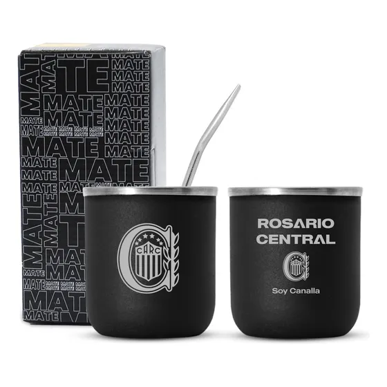 Mate Termico Argentina Campeon Clubes Futbol  Grabado Laser