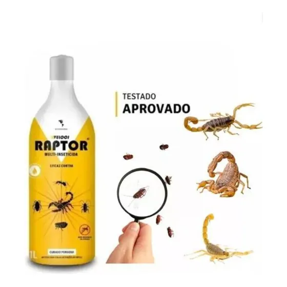 Lançamento Raptor Veneno Mata Escorpião Multi Inseticida 