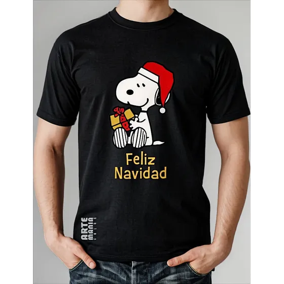 Polos Navideños Navidad Snoopy