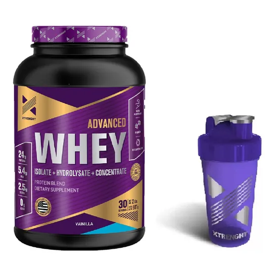 Proteína Advanced Whey Xtrenght® 2lbs. + Shaker 600cm3