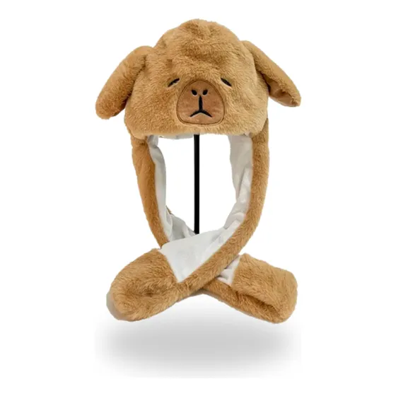 Gorro Levanta Orejas Con Luces Capybara Capibara Kawaii Capybara Unico
