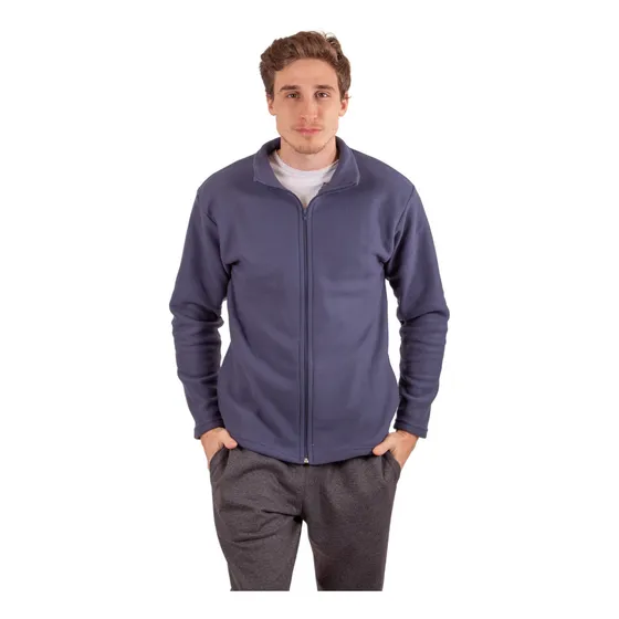 Campera Hombre Micropolar Abrigado Buzo Cierre Invierno