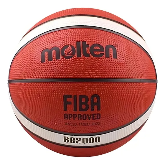 Pelota De Basquet Basket Molten N*7 Gr7 Vulcanizada Color Naranja B7G2000