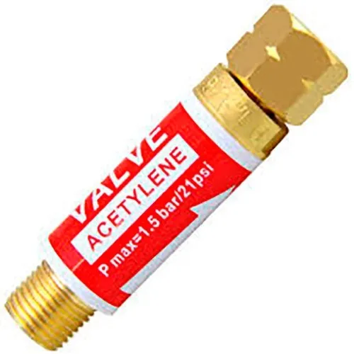 Valvula Corta Chama - Acetileno Para Regulador -ww Solda