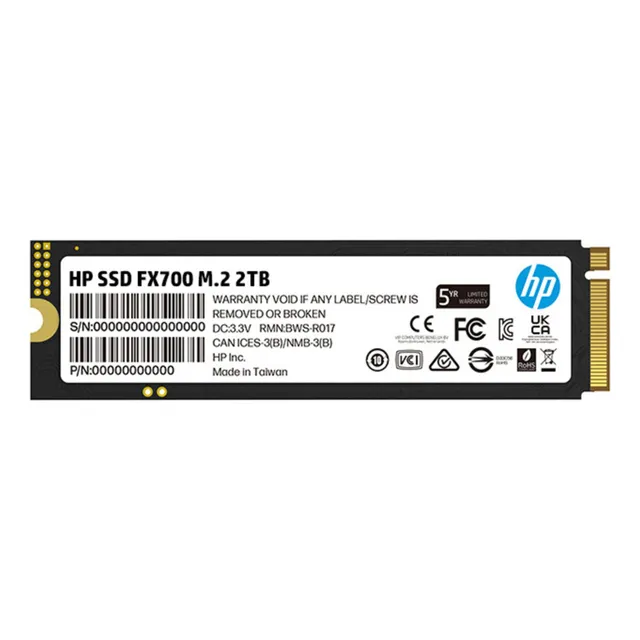 Ssd Hp Fx700 Nvme, 2tb, Pci Express 4.0, M.2 8u2n5aa