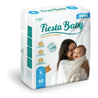 Fralda Descartável Infantil Fiesta Baby P/m/g/xg/xxg