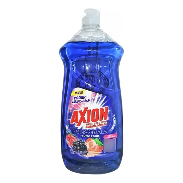 Jabón Líquido Cocina Axion Sensorial Frutos Rojos 1.1 Litros