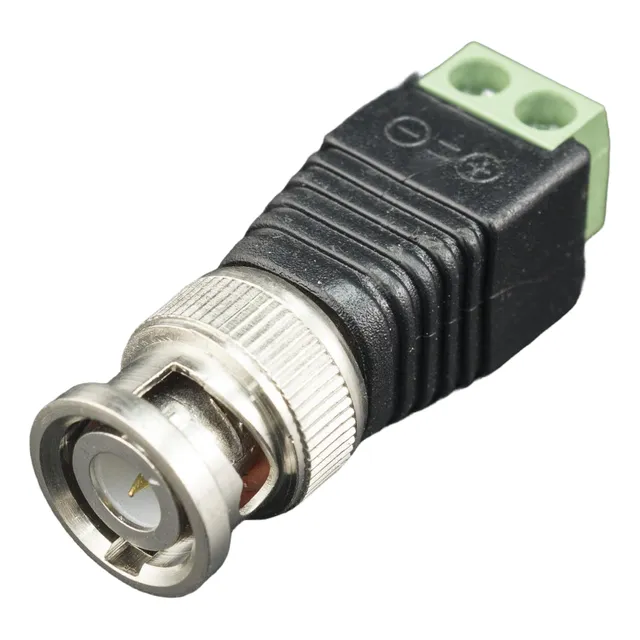 2 Unidades De Video Balun Conector Bnc A Bornera 2p