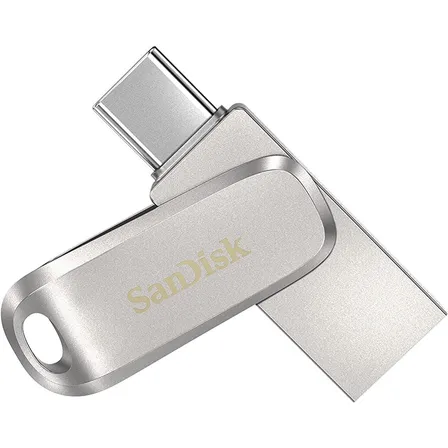 Pendrive Sandisk Ultra Dual Drive Luxe 512 Gb Usb-a Usb-c 150mb/s Gris - Sdddc4-512g-a46