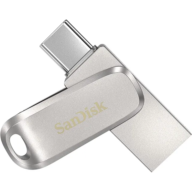 Pendrive Sandisk Ultra Dual Drive Luxe 512 Gb Usb-a Usb-c 150mb/s Gris - Sdddc4-512g-a46