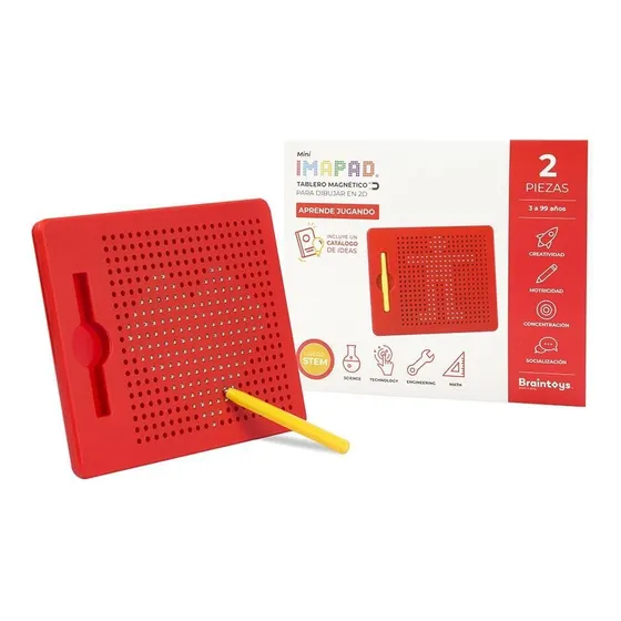 Imapad Mini Tablero Mágnetico Rojo