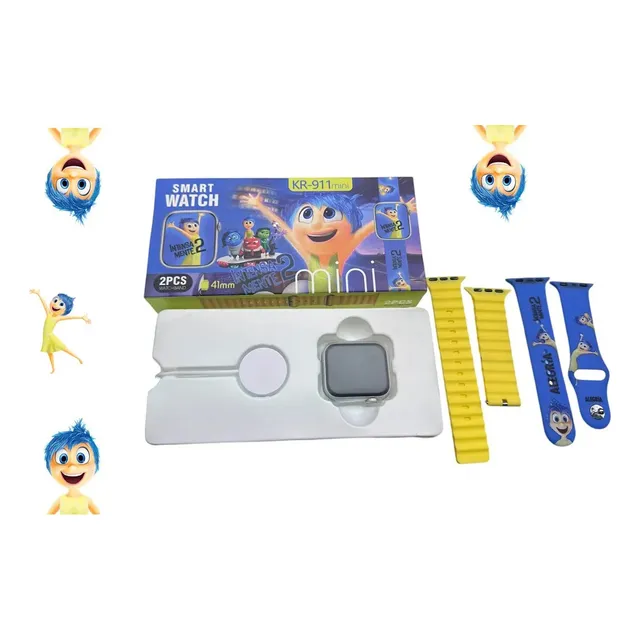 Reloj Smartwatch Mini Inteligente Niños Dos Pulsos Intensamente Animado Regalo