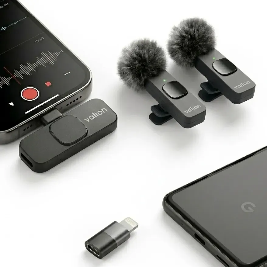 Kit X2 Micrófono Inalámbrico Corbatero Profesional Celular