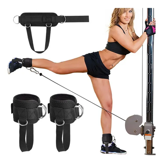 . Par De Grilletes Correas For Tobillo Gym Correa De Tobillo