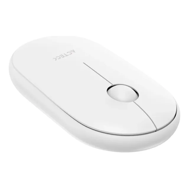 Mouse Ultra Delgado Inalámbrico Acteck Edge Mi460 Blanco