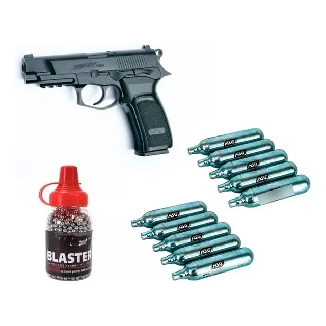 Pistola Bersa Thunder 9 Pro 4.5 + 10 Garrafa + 1500 Balines 