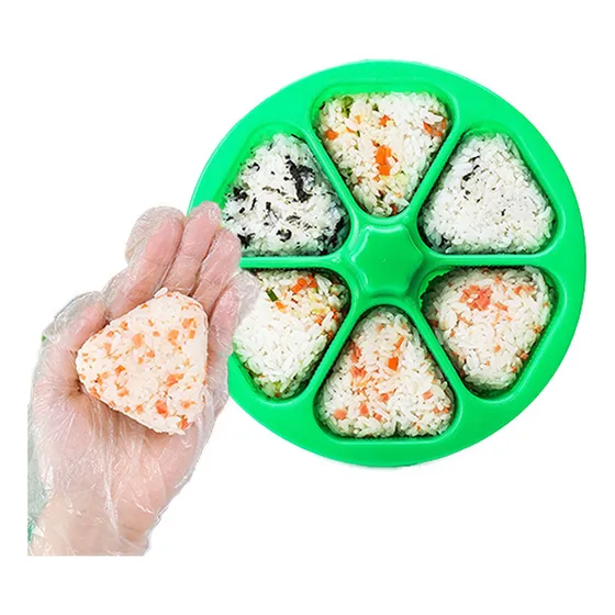 Onigiri Press Ball Rice Ball Um Molde De Sushi De 6 Furos