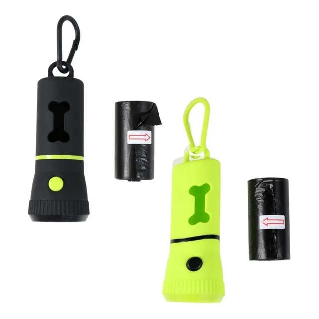Gkc Porta Bolsas Recolectoras De Heces Perro Y Linterna Led